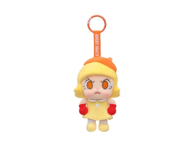 Pop Mart (เช็คการ์ด) Pop Mart Yellow Fire (Secret Edition A) Angry Molly Angry Energy Series Plush Pendant - view 1