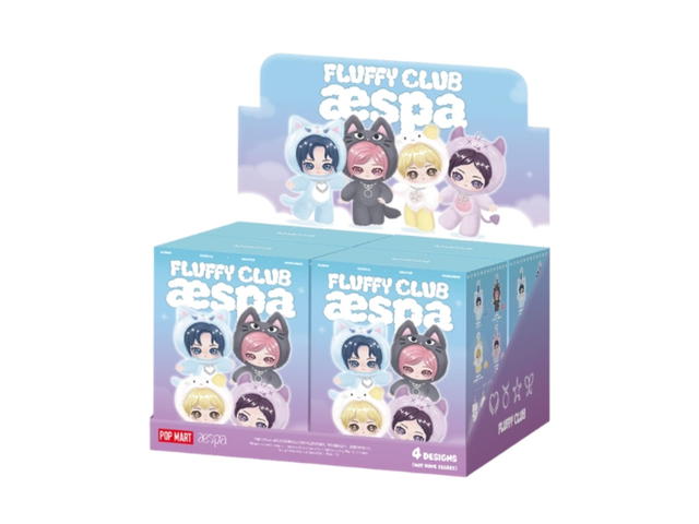 Pop Mart Pop Mart aespa Fluffy Club Series Vinyl Plush Doll Pendant Whole Set - view 1