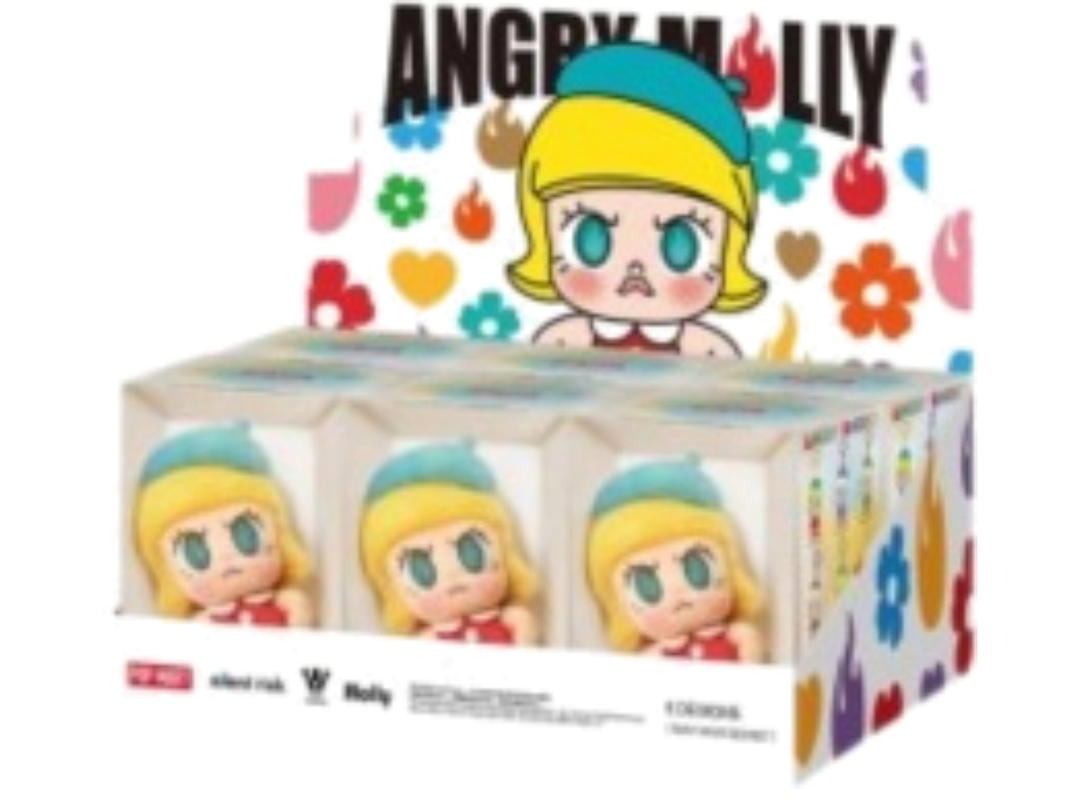 Pop Mart Pop Mart Angry Molly Angry Energy Series Plush Pendant Whole Set