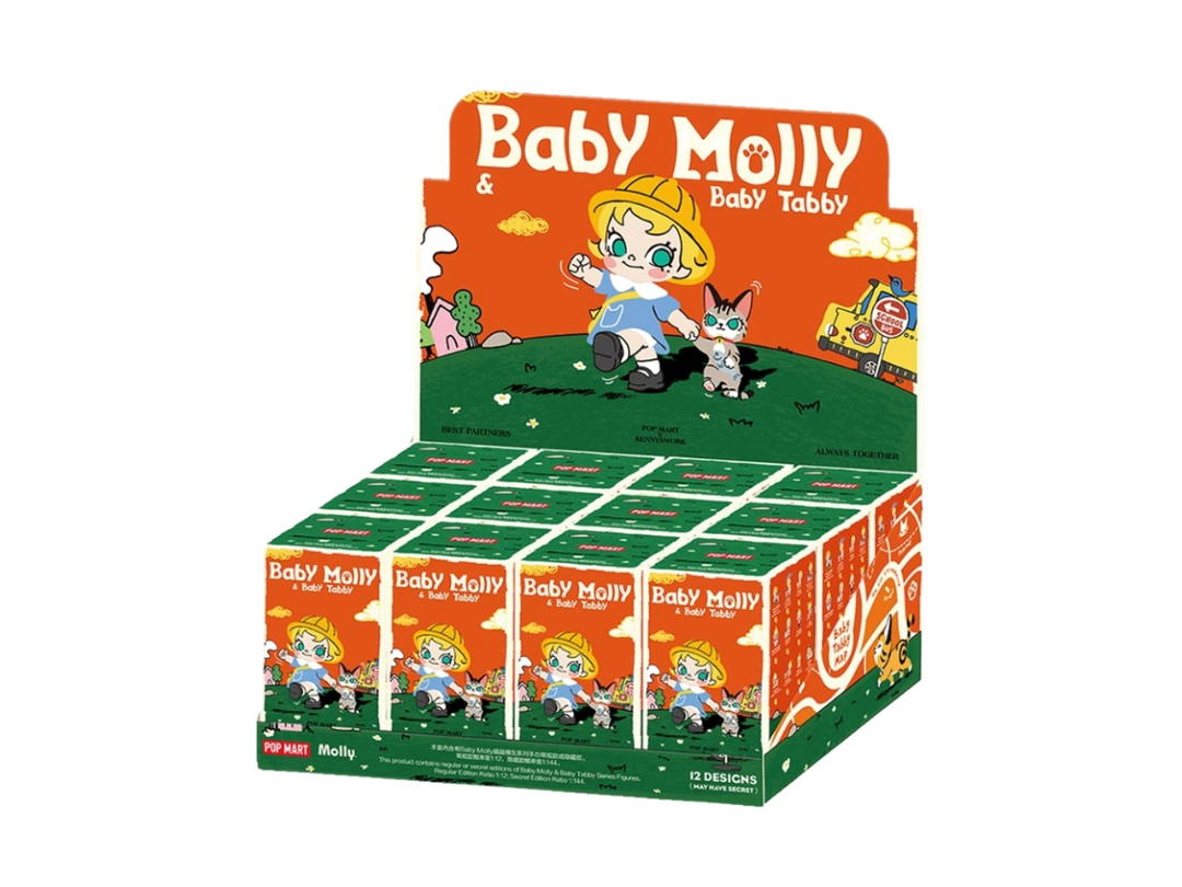 Pop Mart Pop Mart Baby Molly & Baby Taby Series Figures Whole Set Multicolor
