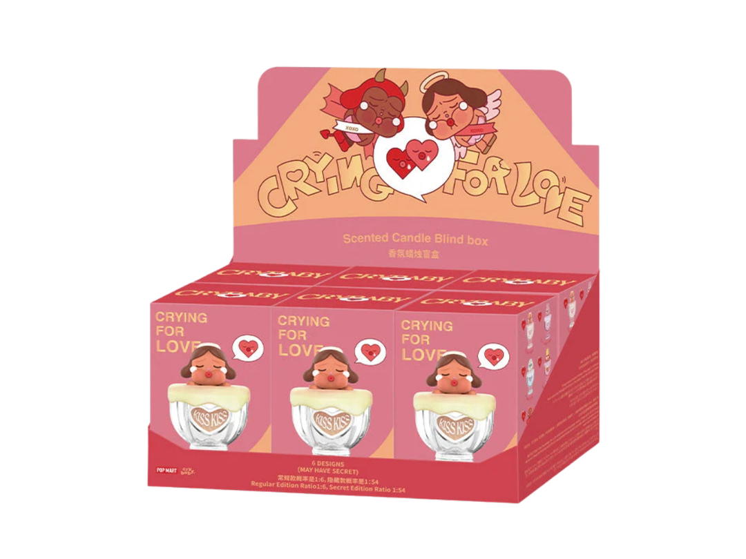 Pop Mart Pop Mart Crybaby Crying For Love Series Scented Candle Blind Box Whole SetCrybaby Crying For Love Series Scented Candle Blind Box Whole Set