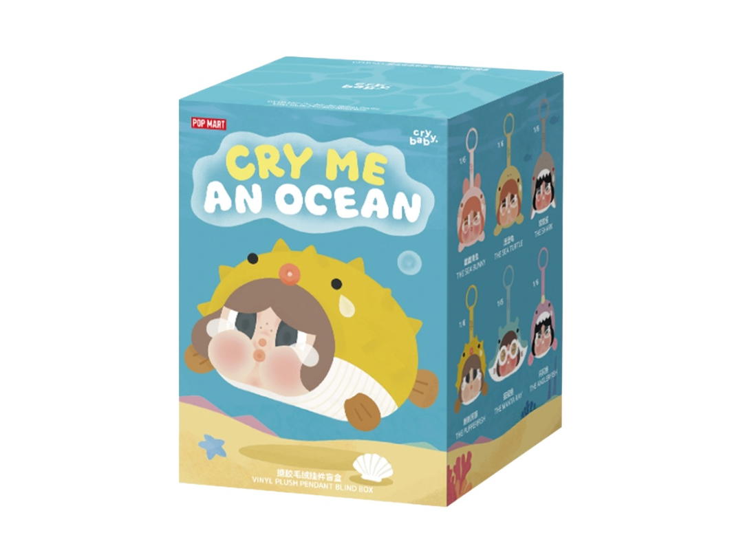 Pop Mart Pop Mart CRYBABY Cry Me An Ocean Series- Vinyl Plush Pendant Blind Box Single Box