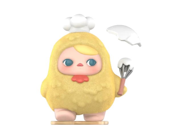Pop Mart (เช็คการ์ด) Pop Mart Chicken Chef (Secret Edition) Pucky Egg Beanie Series Figures - view 1