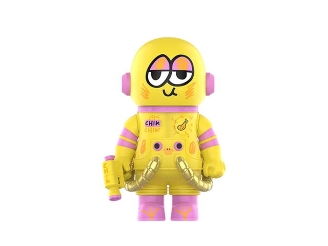 Pop Mart (เช็คการ์ด) Pop Mart Chik Mega Space Molly 400% Jon Burgerman Space Cadets Series Multicolor - view 1