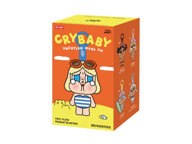 Pop Mart Pop Mart Crybaby Vacation Mode On Series-Vinyl Plush Pendant Blind Box Single Box - view 1