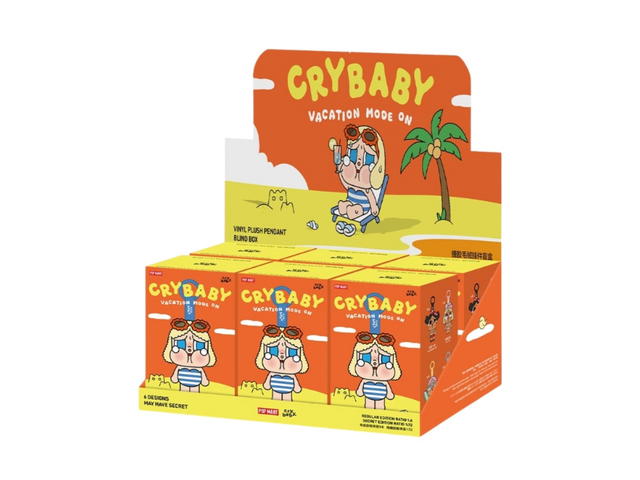 Pop Mart Pop Mart Crybaby Vacation Mode On Series-Vinyl Plush Pendant Blind Box Whole Set - view 1