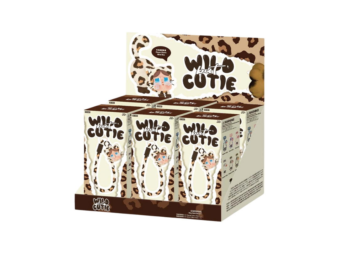 Pop Mart Pop Mart Crybaby Wild But Cutie Series-Phone Charm Blind Box Whole Set Multicolor