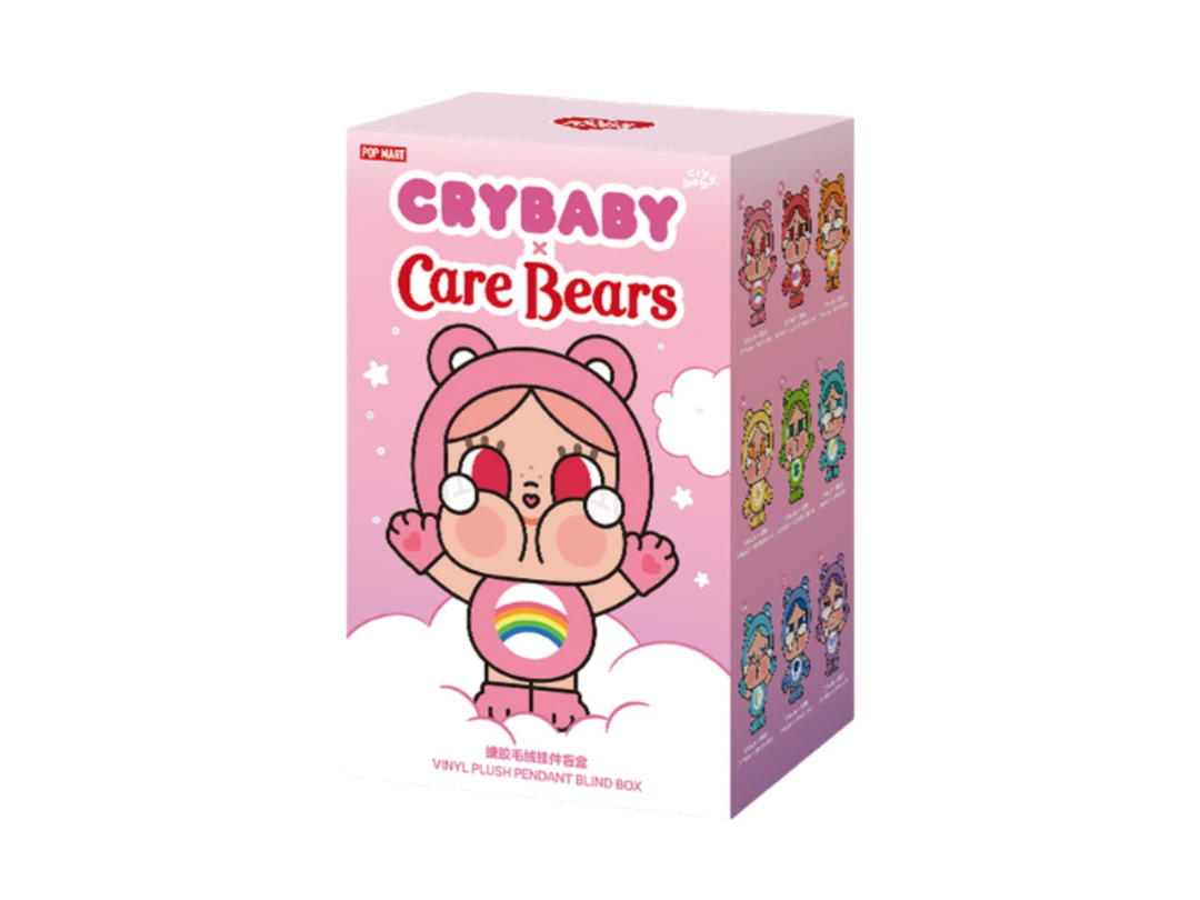 Pop Mart Pop Mart Crybaby X Care Bears Series - Vinyl Plush Pendant Blind Box Single Box
