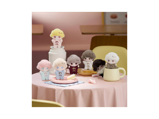 Pop Mart Pop Mart Dimoo Crush On Coffee Series-Soft-Faced Plush Keychain Blind Box Whole Box - view 2