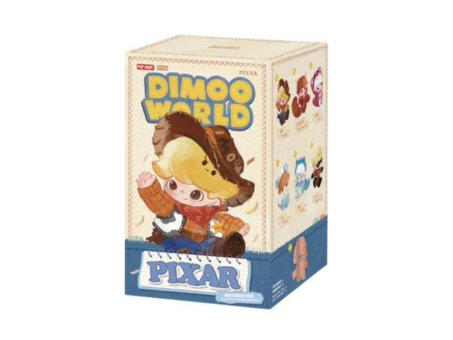 Pop Mart Pop Mart Dimoo World X Pixar Series- Vinyl Plush Pendant Blind Box Single Box - view 1