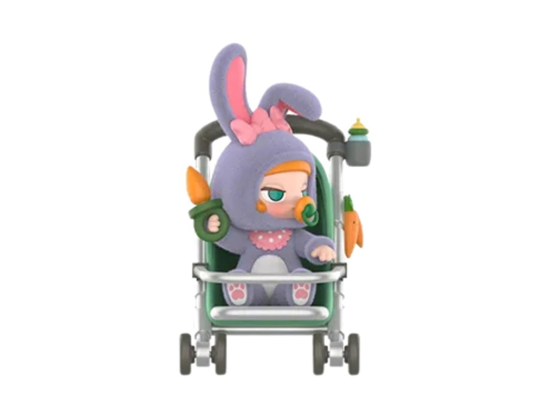 Pop Mart (เช็คการ์ด) Pop Mart Finnick in Stroller (Secret Edition) Molly X Zootopia Co-Branded Series Figures