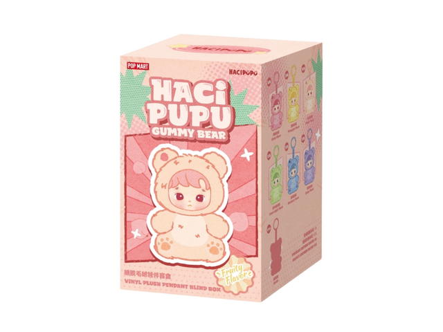 Pop Mart Pop Mart Hacipupu Gummy Bear Series-Vinyl Plush Pendant Blind Box Single Box - view 1