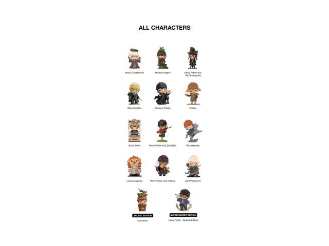 Pop Mart Pop Mart Hirono × Harry Potter Series Figures Whole Set - view 2