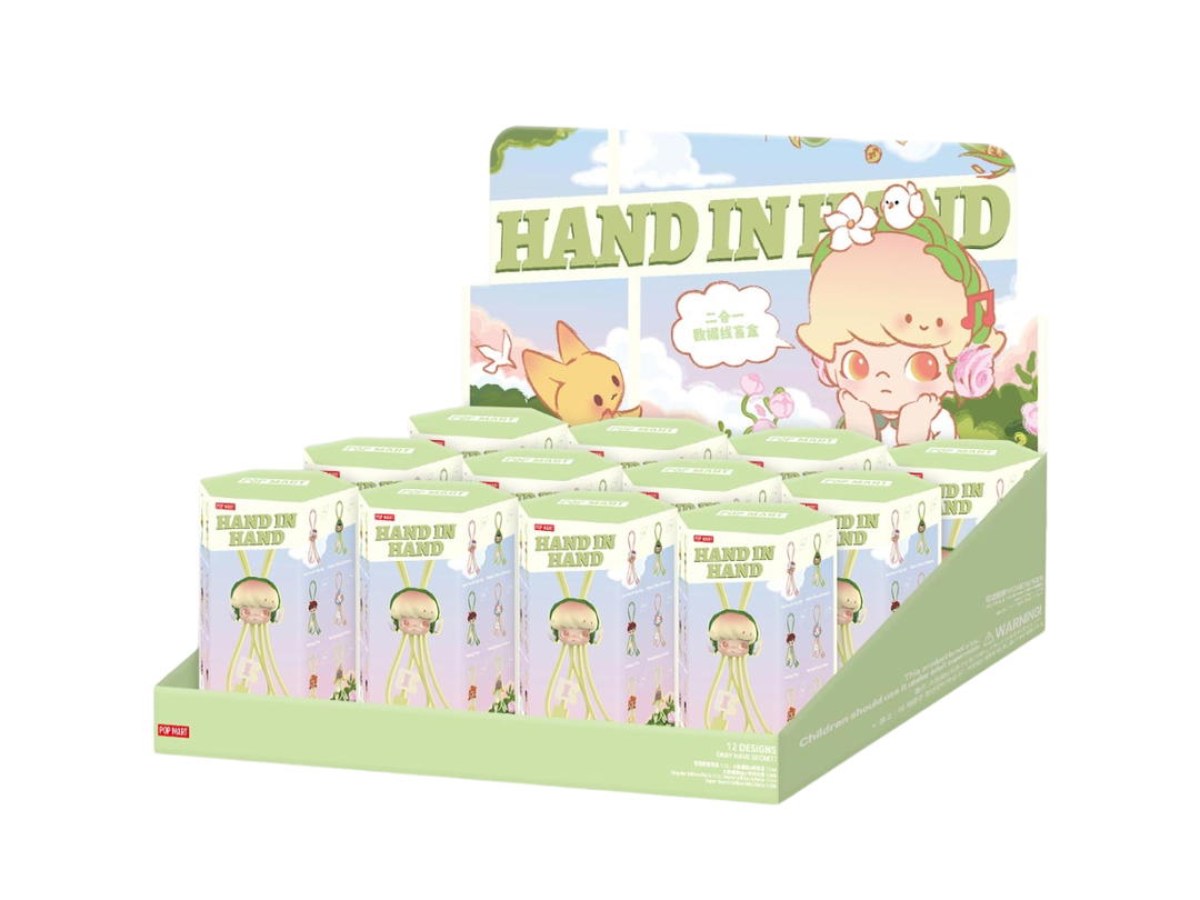 Pop Mart Pop Mart Hand in Hand Series-2 in 1 Cable Blind Box Whole Set Multicolor