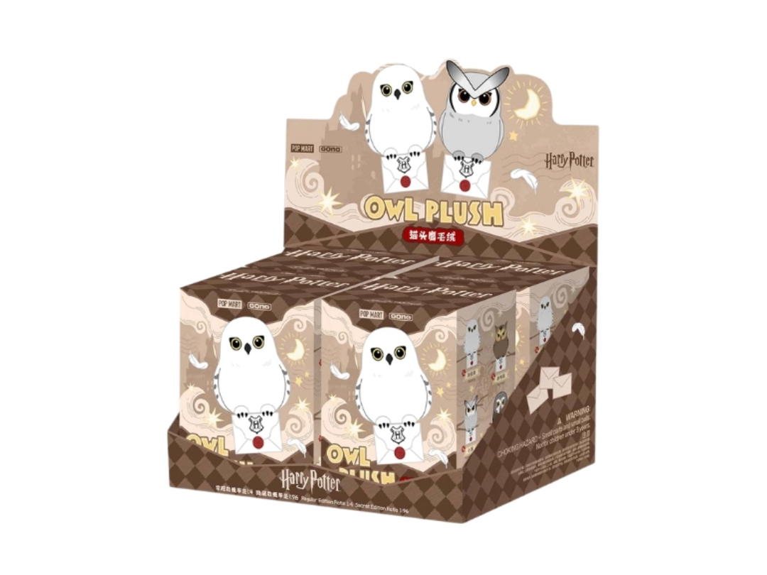 Pop Mart Pop Mart Harry Potter Owl Furry Pendant Whole Set