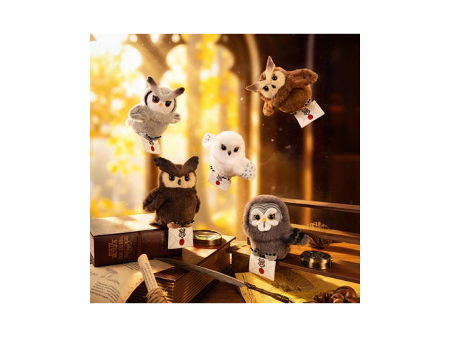 Pop Mart Pop Mart Harry Potter Owl Furry Pendant Whole Set - view 2