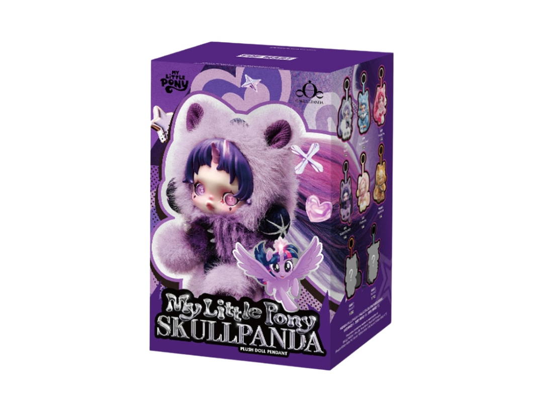 Pop Mart Pop Mart Skullpanda × My Little Pony Series Plush Doll Pendant Single Box