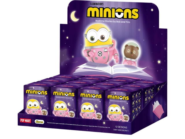 Pop Mart Pop Mart Minions Bedtime Stories By Bob And Tim Series Figures Whole Set - view 1