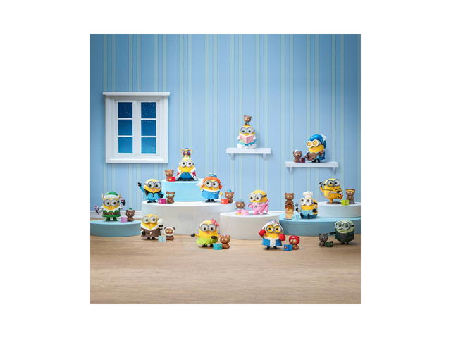 Pop Mart Pop Mart Minions Bedtime Stories By Bob And Tim Series Figures Whole Set - view 2