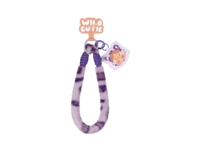 Pop Mart (เช็คการ์ด) Pop Mart Neon Cutie Crybaby Wild But Cutie Series-Phone Charm Blind Box Multicolor - view 1