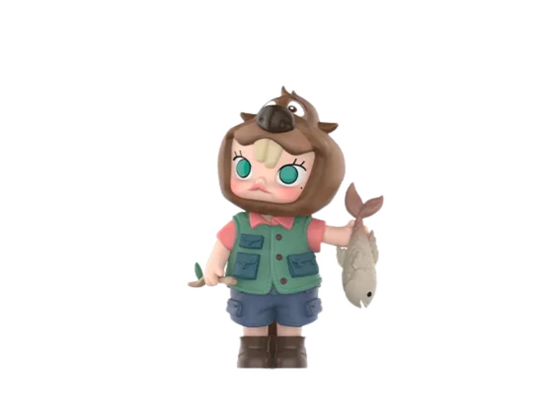 Pop Mart (เช็คการ์ด) Pop Mart Nibbles Molly X Zootopia Co-Branded Series Figures