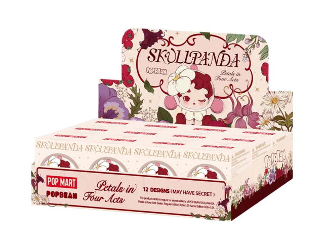 Pop Mart Pop Mart Pop Bean Skullpanda Petals In Four Acts Series Whole Set - view 1