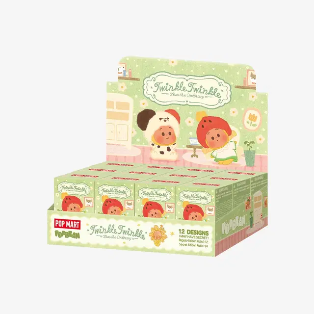 Pop Mart Pop Mart Pop Bean Twinkle Twinkle Live The Ordinary Series Whole Set - view 1