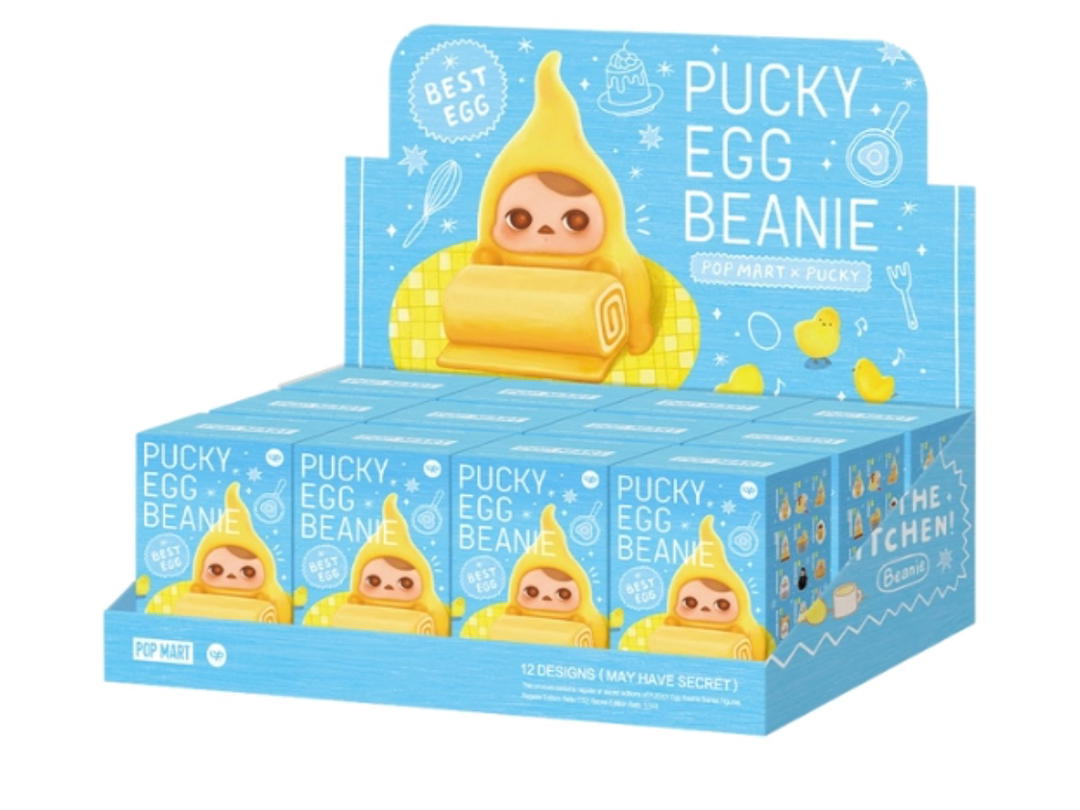Pop Mart Pop Mart Pucky Egg Beanie Series Figures Whole Set