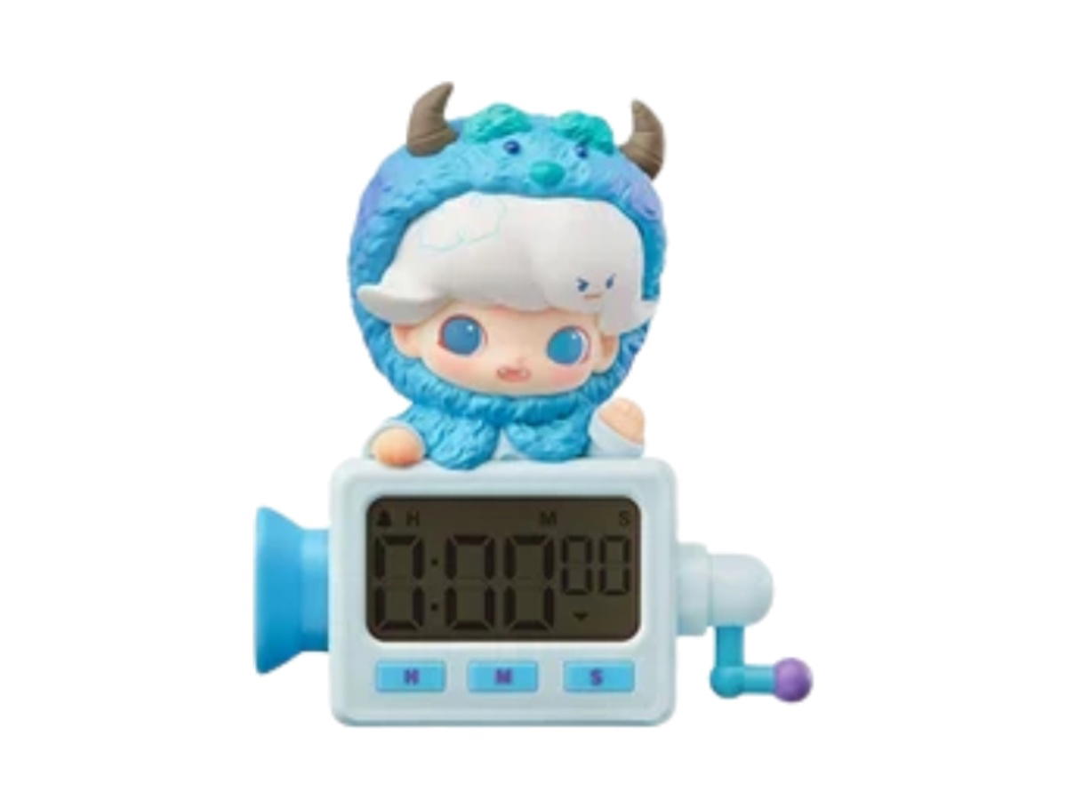 Pop Mart (เช็คการ์ด) Pop Mart Sulley Dimoo World X Pixar Series-Timer Fridge Magnet Blind Box