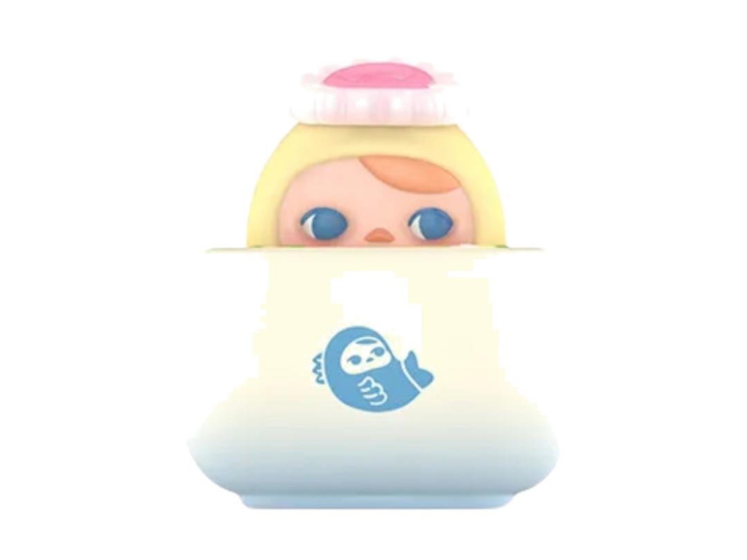 Pop Mart (เช็คการ์ด) Pop Mart Steamed Egg Pucky Egg Beanie Series Figures