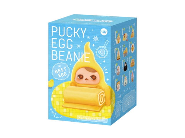 Pop Mart (เช็คการ์ด) Pop Mart Steamed Egg Pucky Egg Beanie Series Figures - view 2