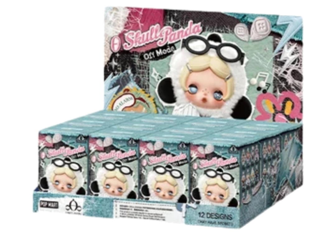 Pop Mart Pop Mart Skullpanda Off Mode Series Plush Doll Pendant Whole Set