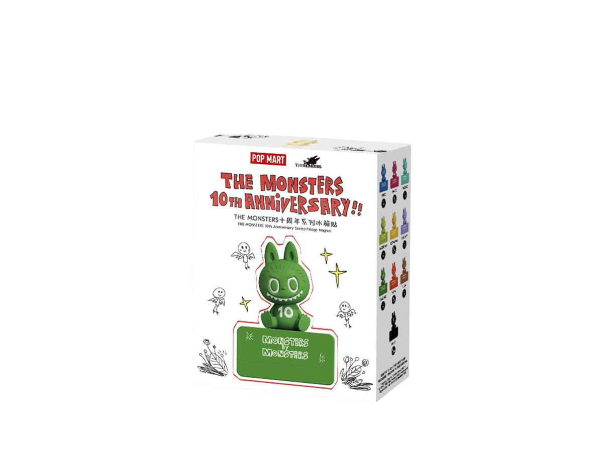 Pop Mart Pop Mart The Monsters 10th Anniversary Series-Fridge Magnet Single Box