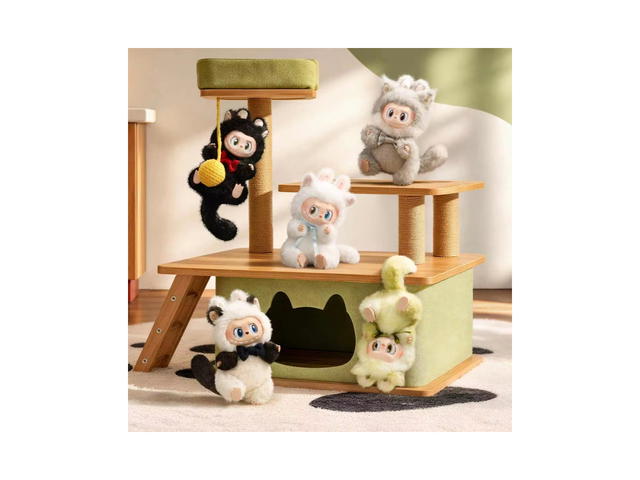 Pop Mart Pop Mart The Monsters Cat Mode On Series - Vinyl Plush Pendant Blind Box Whole Set - view 2