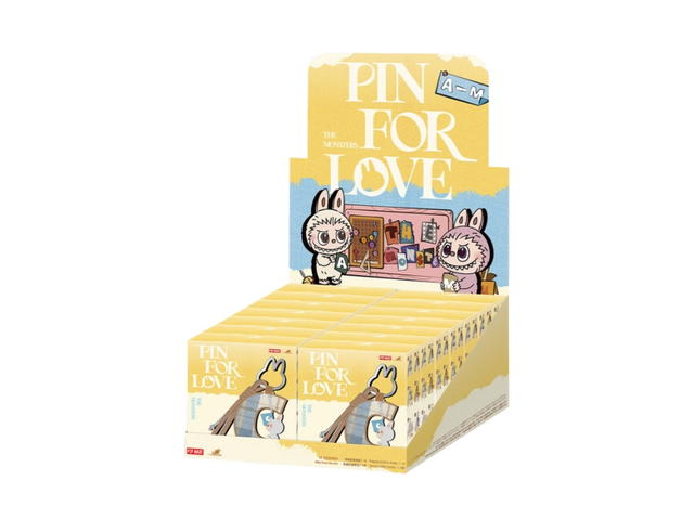 Pop Mart Pop Mart The Monsters Pin For Love Series- Letter Pendant Blind Box (A-M) Whole Set - view 1