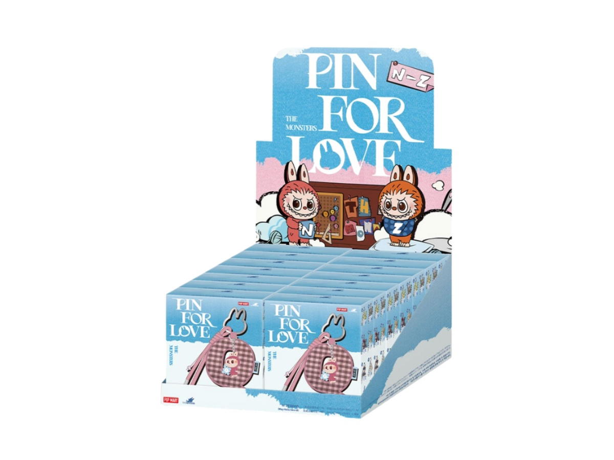 Pop Mart Pop Mart The Monsters Pin For Love Series- Letter Pendant Blind Box (N-Z) Whole Set
