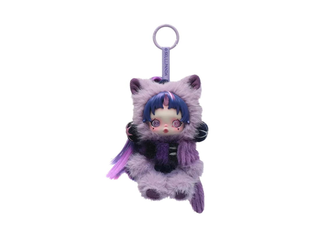 Pop Mart (เช็คการ์ด) Pop Mart Twilight Skullpanda × My Little Pony Series Plush Doll Pendant