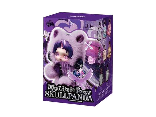 Pop Mart (เช็คการ์ด) Pop Mart Twilight Skullpanda × My Little Pony Series Plush Doll Pendant - view 2
