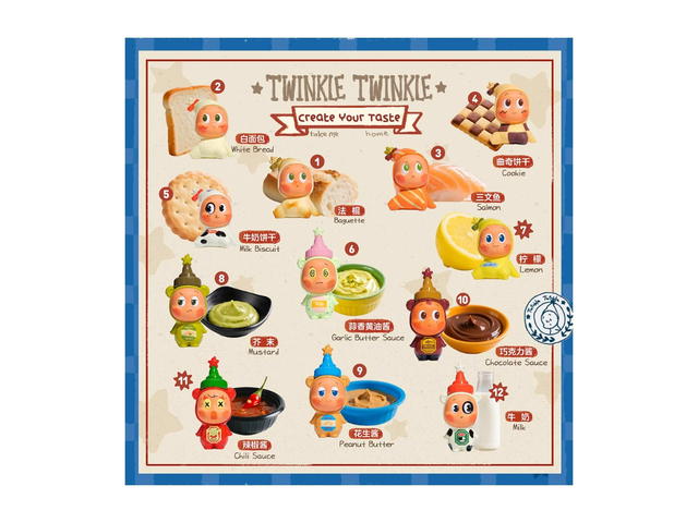 Pop Mart Pop Mart Twinkle Twinkle Create Your Taste Series Figures - A Single Box - view 2