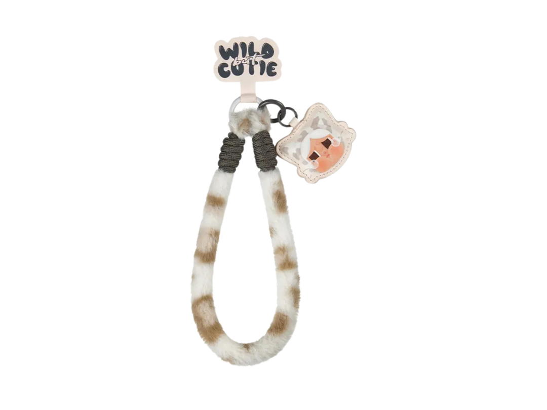 Pop Mart (เช็คการ์ด) Pop Mart Vanilla Cutie Crybaby Wild But Cutie Series-Phone Charm Blind Box Multicolor