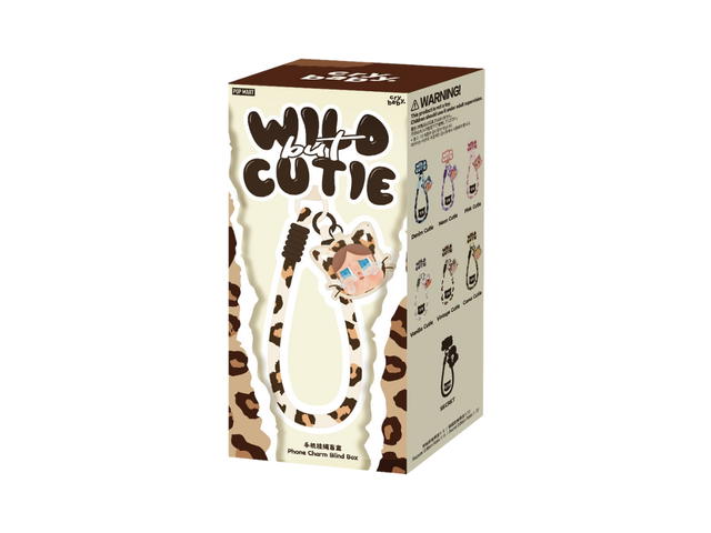 Pop Mart (เช็คการ์ด) Pop Mart Vanilla Cutie Crybaby Wild But Cutie Series-Phone Charm Blind Box Multicolor - view 2