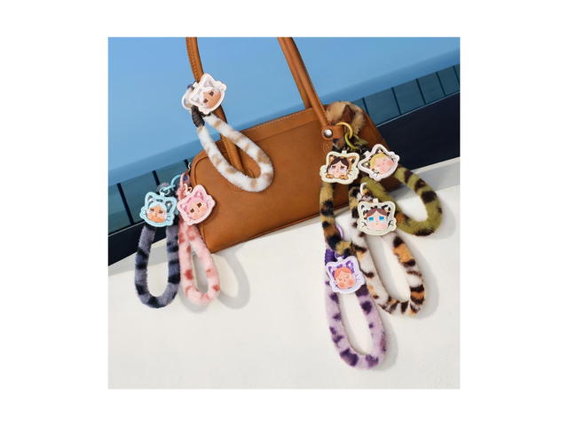 Pop Mart (เช็คการ์ด) Pop Mart Vanilla Cutie Crybaby Wild But Cutie Series-Phone Charm Blind Box Multicolor - view 3