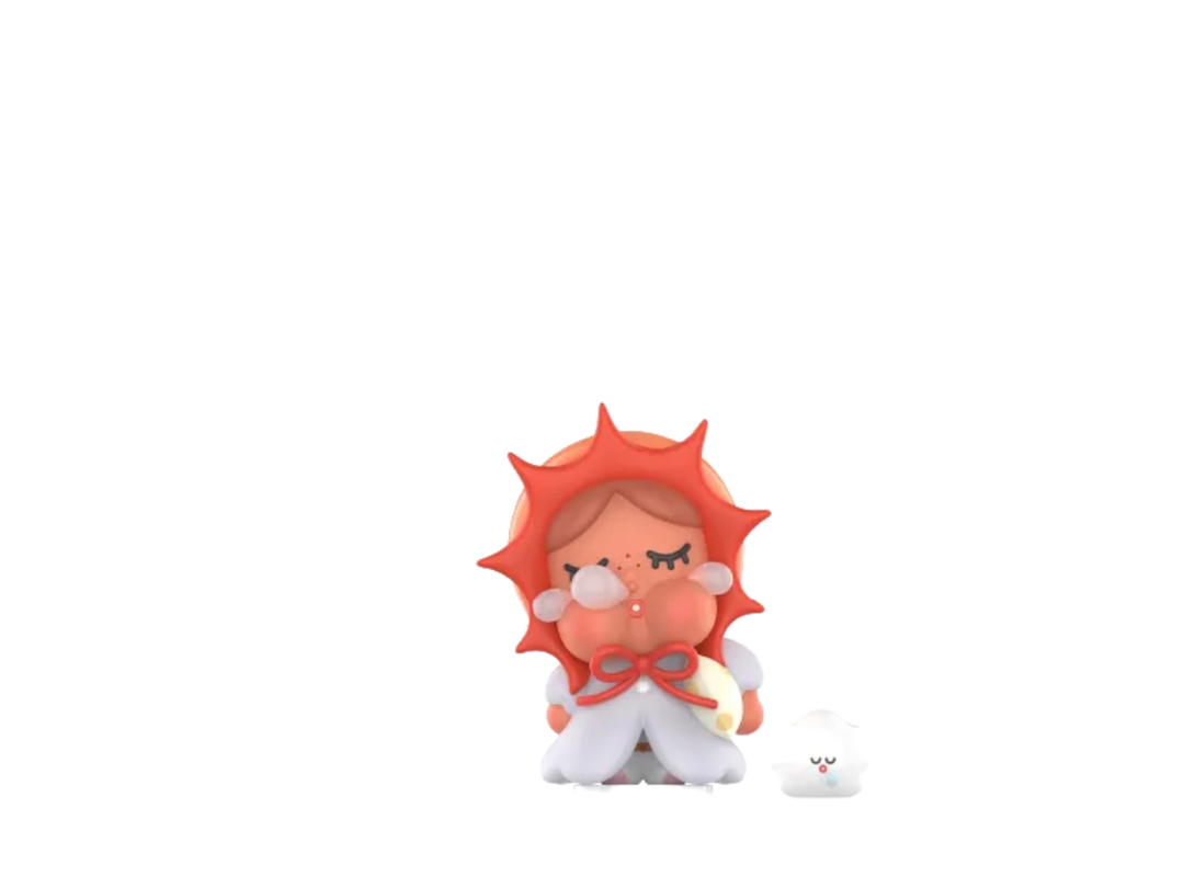Pop Mart (เช็คการ์ด) Pop Mart The Sleepy Sunny Crybaby Crying To The Moon Series Figures
