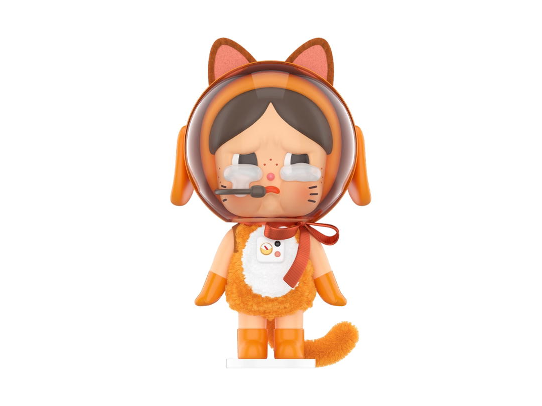 Pop Mart Pop Mart Crybaby Space Cat Figurine Orange