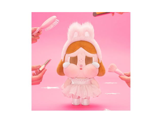 Pop Mart Pop Mart Crybaby Shiny Shiny Series-Plush Doll Pink - view 3