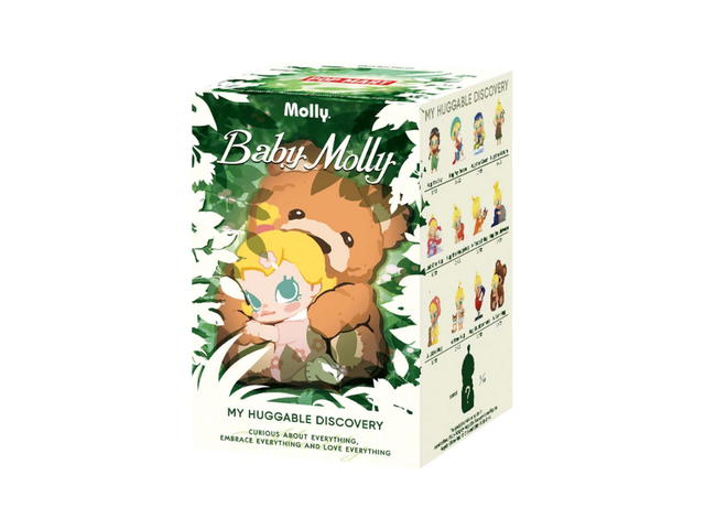 Pop Mart (เช็คการ์ด) Pop Mart Hug Rescue Plan (Baby Molly My Huggable Discovery Series Figures) Secret Edition - view 2