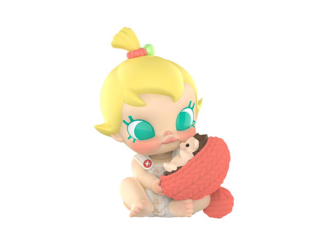 Pop Mart (เช็คการ์ด) Pop Mart Hug the Hedgehog (Baby Molly My Huggable Discovery Series Figures) - view 1