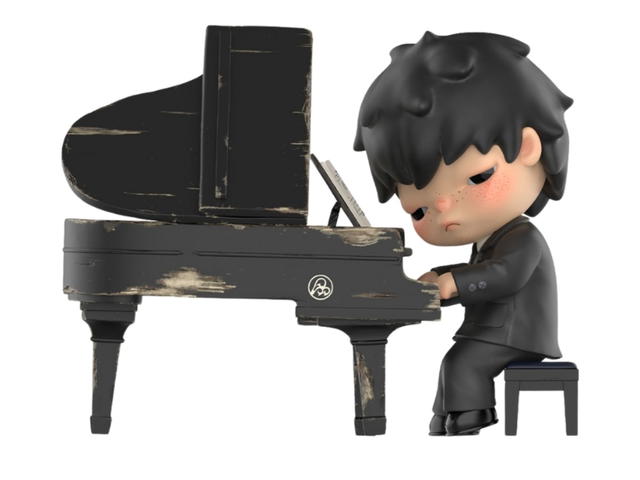 Pop Mart Pop Mart Hirono The Pianist Figure Multicolor - view 1