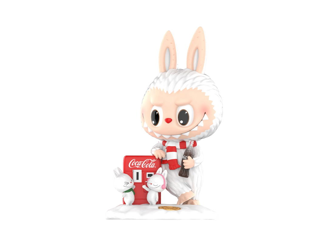 Pop Mart (เช็คการ์ด) Pop Mart Little Snowman The Monsters Coca-cola Series Figures