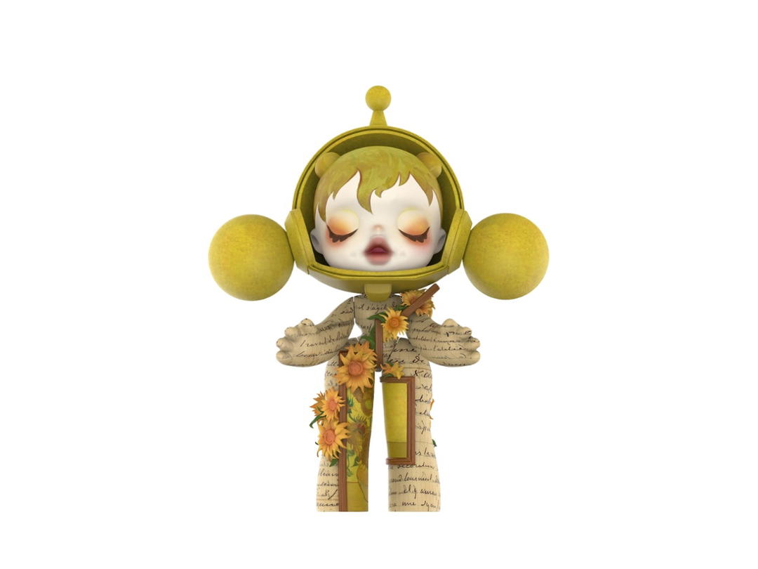 Pop Mart Pop Mart Mega Α Skullpanda 400% Van Gogh Museum Sunflowers